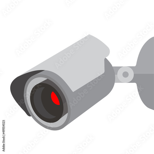 CCTV Security camera flat icon