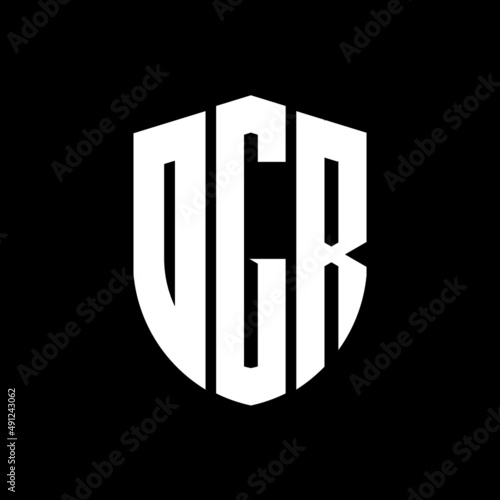 OGR letter logo design. OGR modern letter logo with black background. OGR creative letter logo. simple and modern letter logo. vector logo modern alphabet font overlap style. Initial letters OGR 