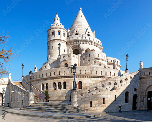 Fishermans bastion in Budapest, Hungary