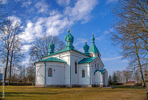 Orthodox church of the Ascension of the Lord consecrated in 1876 in Nowoberezowo in Podlasie, Poland.