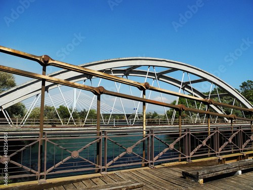 Bridge Real Ferdinando over the Garigliano, (Minturno) Italy