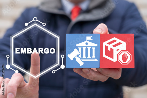 Concept of embargo busting, economic warfare and sanctions. Ban of goods import and export, provision of services.