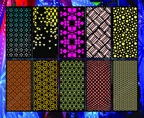 set of seamless patterns