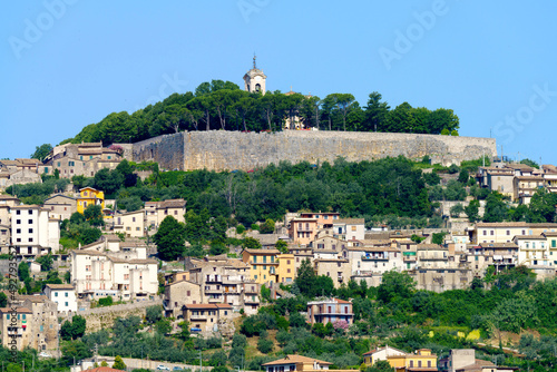 Alatri, historic town in Frosinone province, Italy, by morning