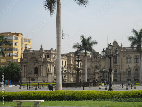 Plaza de Armas de Lima, Perú. 
