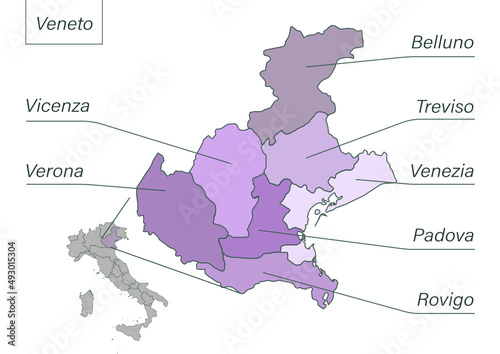 Province Regione Veneto