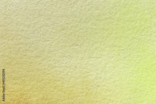 Abstract art background light yellow and green colors. Watercolor painting on canvas with soft olive gradient.