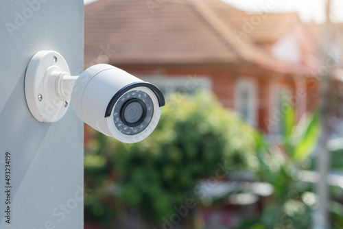 CCTV installed to observe events in the community, village or private house