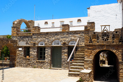In the Cyclades, in the heart of the Aegean Sea, Tinos is an island with many dovecotes scattered throughout its varied landscape. These dovecotes are very characteristic of the local architecture