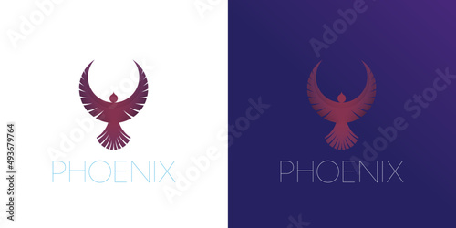 phoenix logo, for corporate and organizations, with a modern and minimal look 