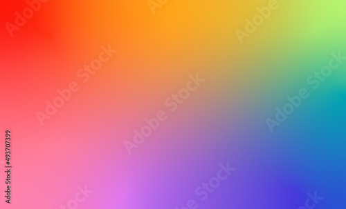 Rainbow color gradient background banner vector template. LBGT people pride symbol