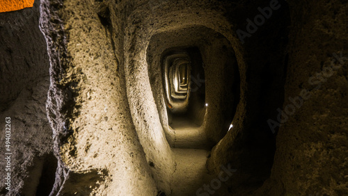 Derinkuyu underground city in Turkey