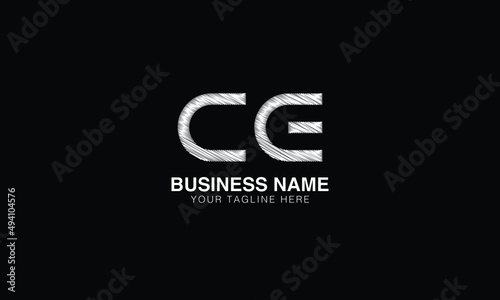 CE E ce initial logo | initial based abstract modern minimal creative logo, vector template image. luxury logotype logo, real estate homie logo. typography logo. initials logo.