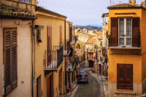 Corleone City on Sicily in Italy, Europa