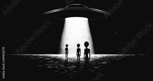 arrival of aliens to planet