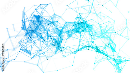 network, collegamenti, forma astratta