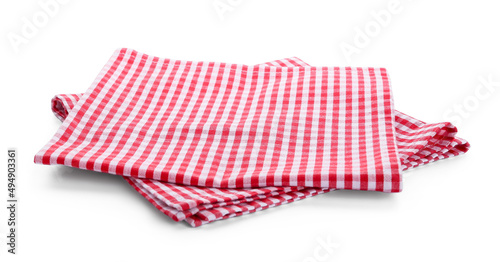 Clean napkins isolated on white