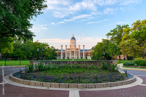 University of Missouri columns and academic hall