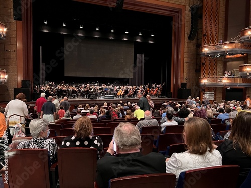 audience waiting for a show to begin