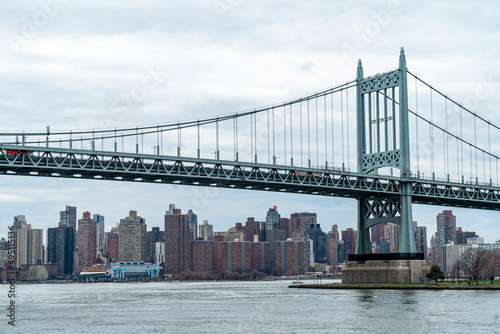 Robert F. Kennedy Bridge - New York, NY and the Manhattan Skyline 