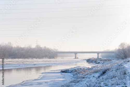 Polska Zimą na rzeką San