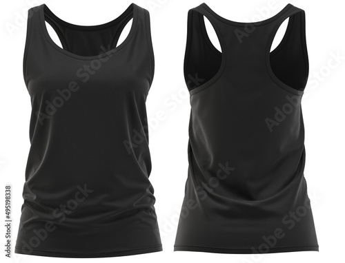 Women's Tank Top (Black )