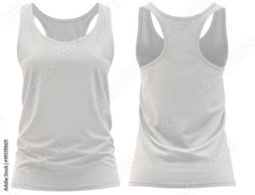 Women's Tank Top ( White)