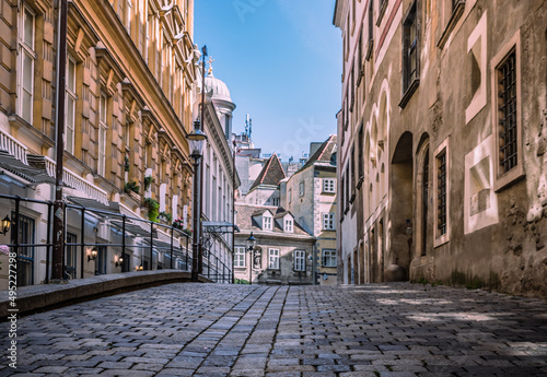 Vienna, Austria: Greek street in the old city center (in german Griechengasse), one of Vienna's most famous streets 