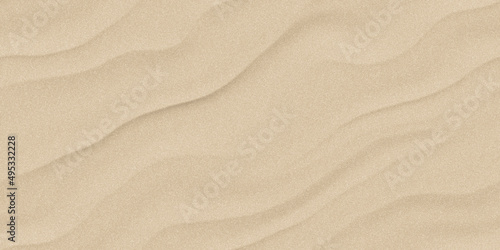 Seamless white sandy beach or desert sand dunes tileable texture. Boho chic light brown clay colored summer repeat pattern background. A high resolution 3D rendering.