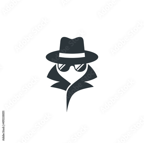 illustration of mystery, mystery icon, vector art.