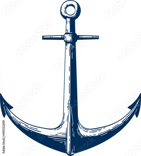 Marine Anchor Illustration