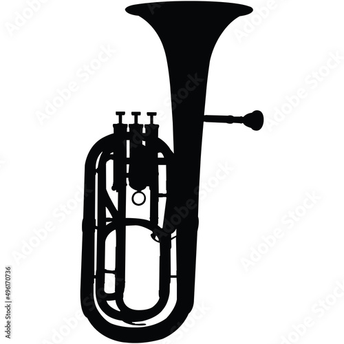 Baritone Silhouette Vector