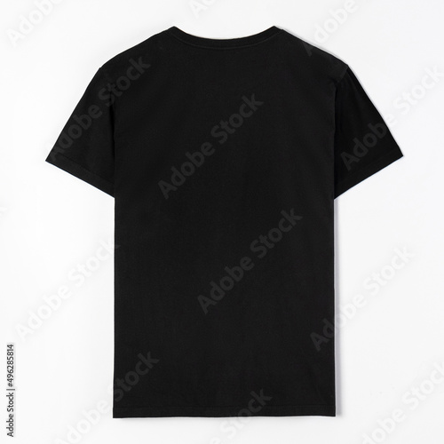 black t-shirt back