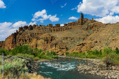 Rock formations in Shoshone National Forest