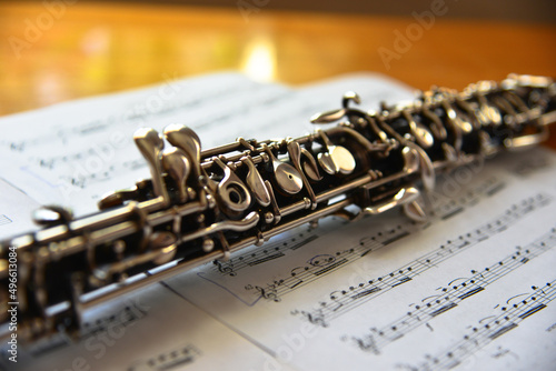 Oboe, classical woodwind musical instrument