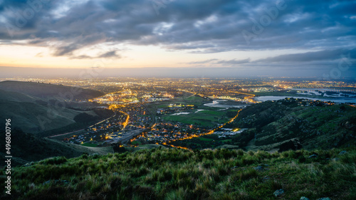 Panoramic view of Christchurch, New Zealand