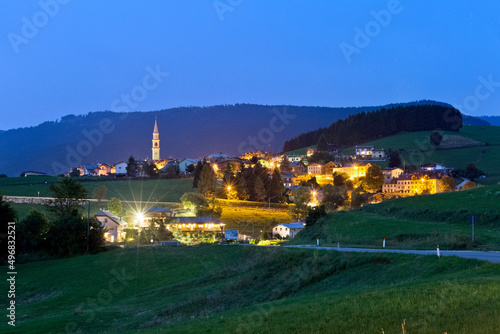 Camporovere is one of the six hamlets of the municipality of Roana. Asiago plateau, Vicenza province, Veneto, Italy, Europe.