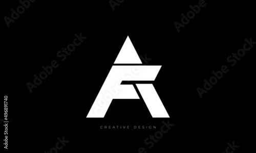 Letter branding FA abstract logo concept