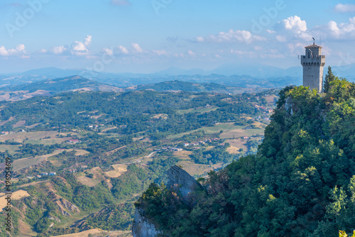View of the Montale, the third tower of San Marino