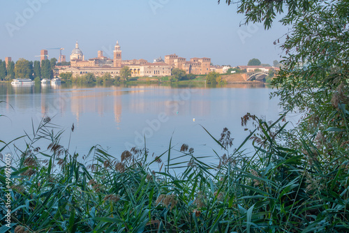 Cityscape of Italian town Mantua