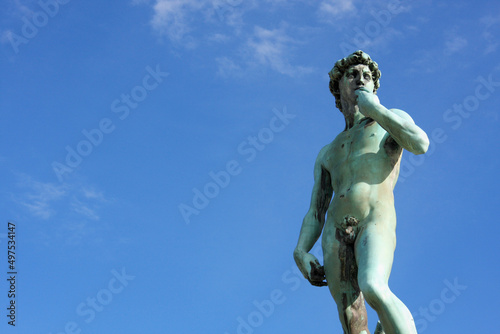 David Statue at Piazzale Michelangelo, built in 1869 and designe