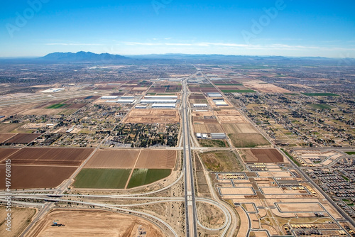 Growth along Arizona State Route 303 west of Phoenix