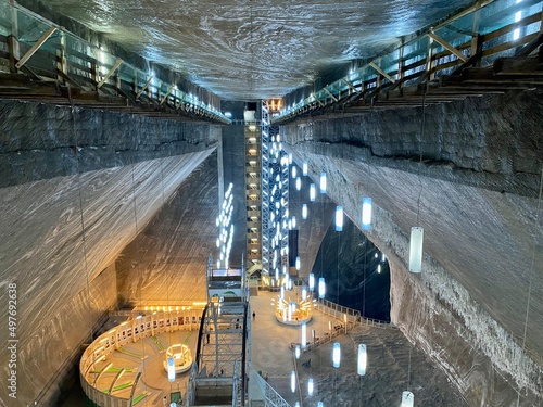 Turda salt mine, Transylvania, Romania