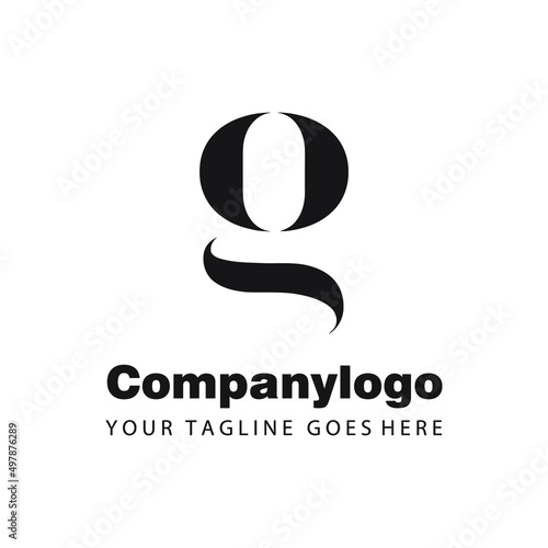 luxury letter g for company logo template