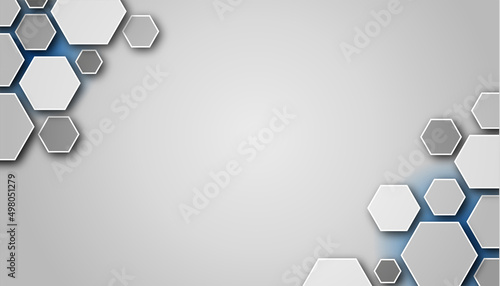 editable octagon vector background with modern style