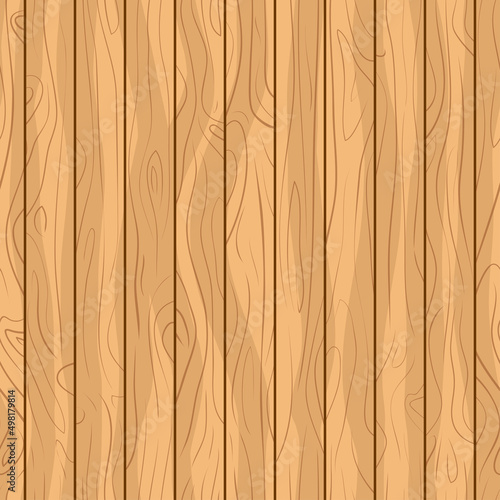 vector illustration seamless brown wooden floor texture plank background. abstract simple wood surface grain vertical panels pattern board wall. beige color vintage tone of veneer backdrop for design.