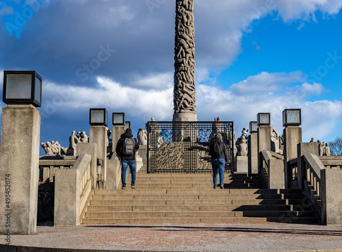 monument , Monolit, Vigelandsparken, Oslo, Norway