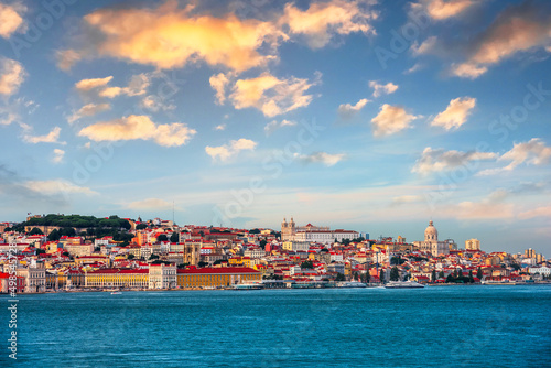 Lisbon, Portugal skyline on the Tagus River