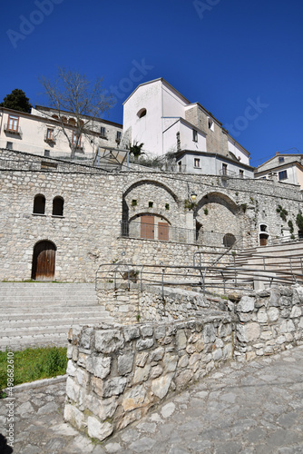 The old houses of Gesualdo, a small village in the province of Avellino, Italy.