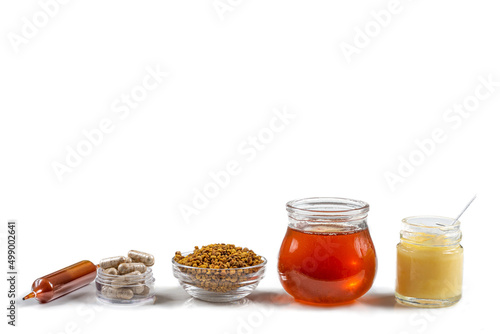 Honey royal jelly. Medicine alternative medicine